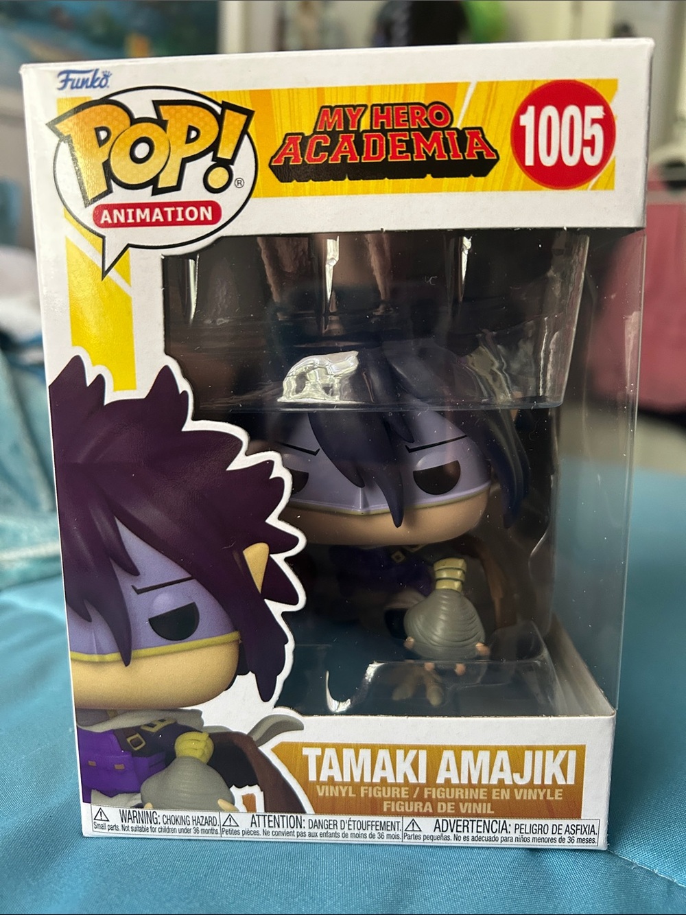 Funko Pop! Tamaki Amajiki Vinyl Figure - Purple, Tan